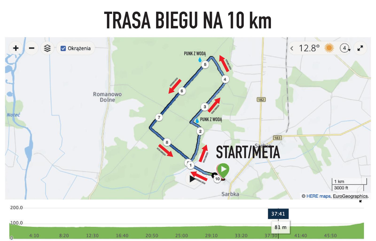 Trasa Biegu o Kwiat Paproci