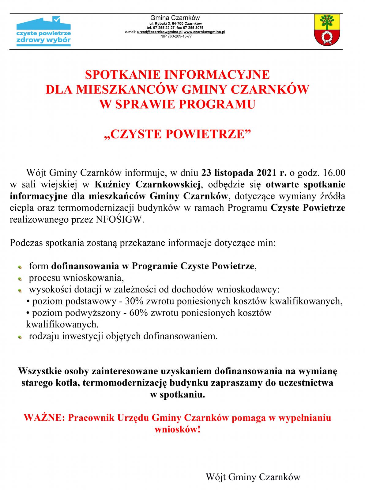 Czyste powietrze-spotkanie