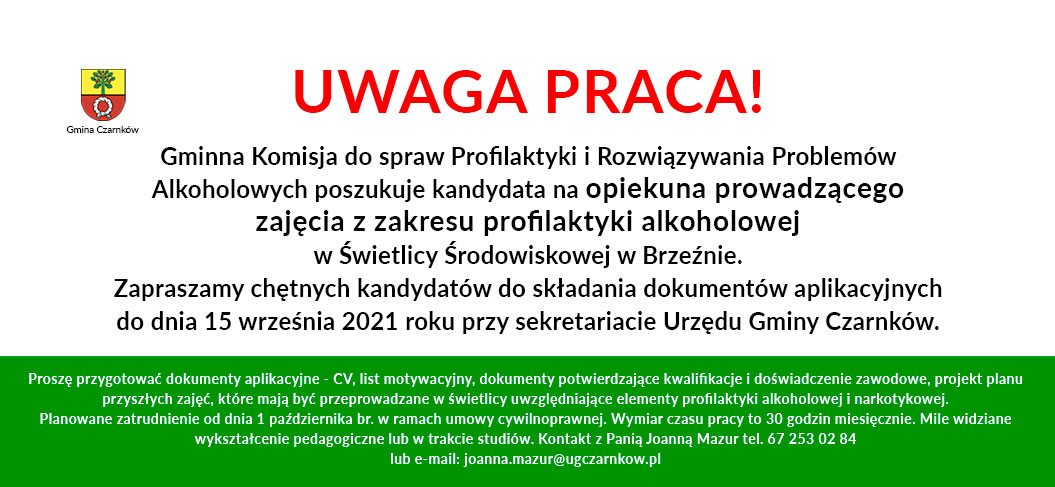 Uwaga praca!