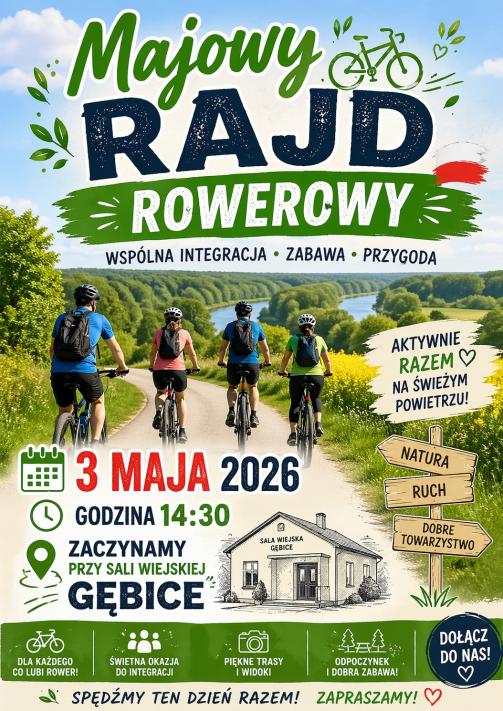 Majowy Rajd Rowerowy w Gębicach