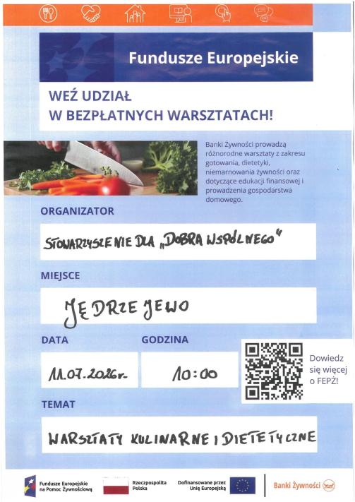Warsztaty kulinarne i dietetyczne w Jędrzejewie