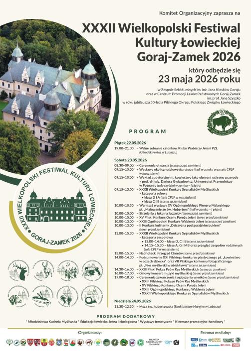XXXII Wielkopolski Festiwal Kultury Łowieckiej w Goraju-Zamku