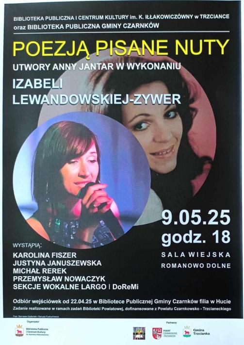 Muzyka i poezja spotykają się na scenie.