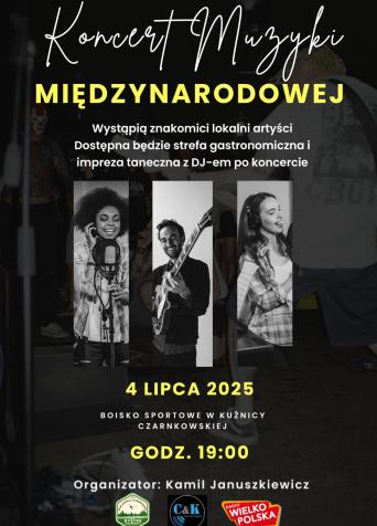 Koncert Muzyki Międzynarodowej w Kuźnicy Czarnkowskiej 