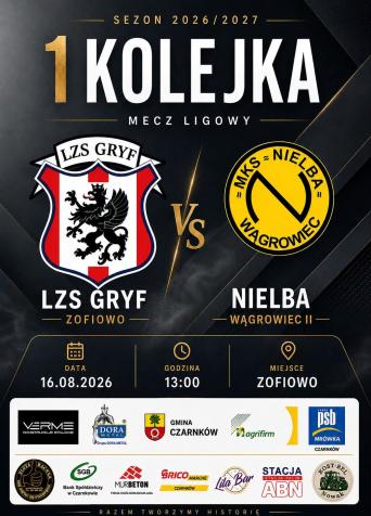Mecz-Gryf Zofiowo vs Nelba Wągrowiec II