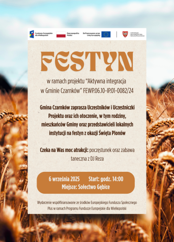 Festyn z okazji Święta Plonów 6.09.2025 r.