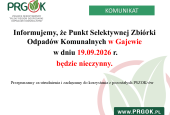 Punkt Selektywnej Zbiórki Odpadów Komunalnych (PSZOK) w Brzeźnie oraz Gajewie