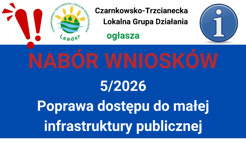 Nabór wniosków Czarnkowsko-Trzcianeckiej Lokalnej Grupy Działania
