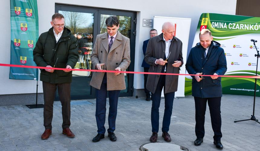 Otwarcie oczyszczalni w Gajewie