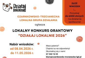 Nabór wniosków w programie Działaj Lokalnie 2026