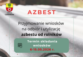Nabór wniosków na odbiór i utylizację azbestu 
